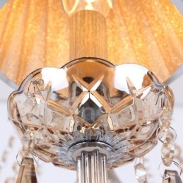 Lampadario a forma di candela in cristallo K9 a 8 luci