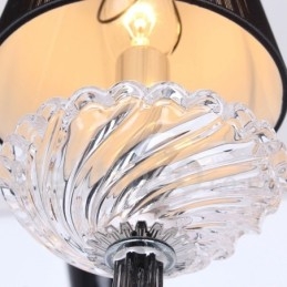 Lampadario a 5 luci in stile candela in cristallo K9 bianco contemporaneo