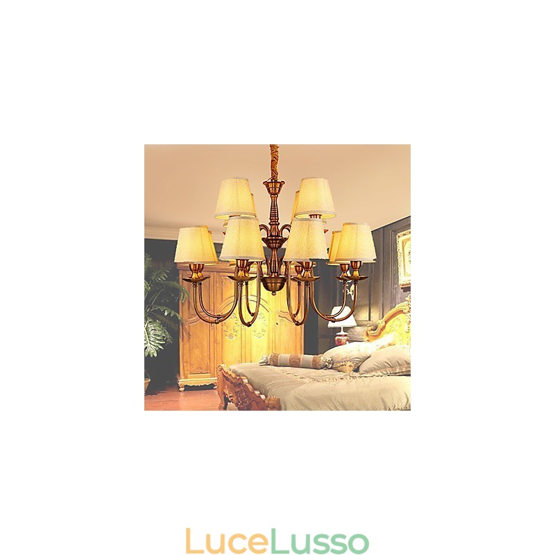 Lampadario moderno contemporaneo in metallo