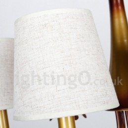 Lampadario rustico moderno contemporaneo a 8 luci in stile candela