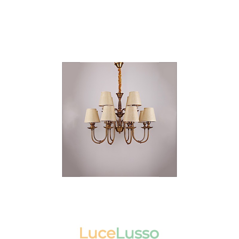 Lampadario moderno contemporaneo in metallo