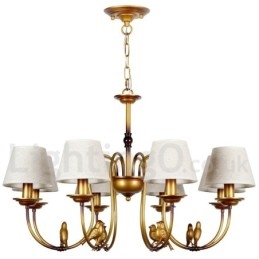 Lampadario in stile retrò rustico contemporaneo moderno a 8 luci