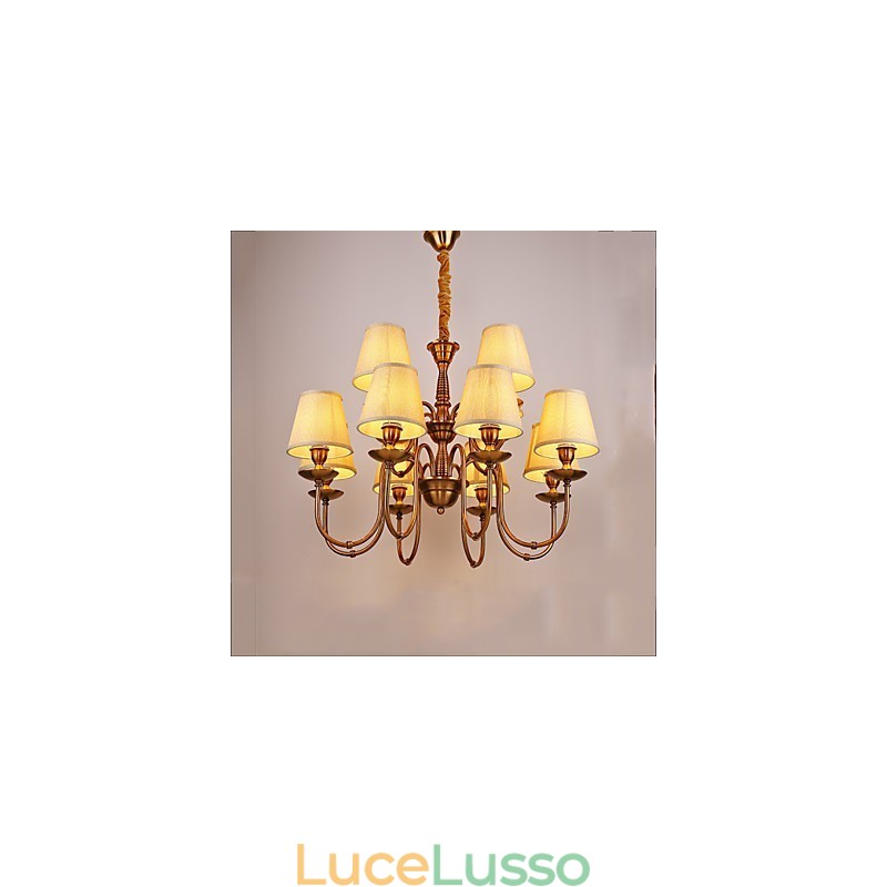 Lampadario moderno contemporaneo in metallo