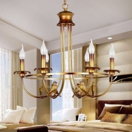Lampadario in stile retrò a 6 luci