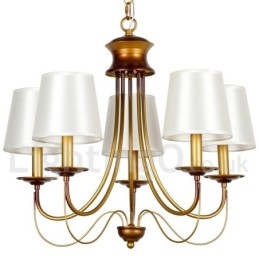 Lampadario a 5 luci in stile rustico mediterraneo moderno e contemporaneo a candela