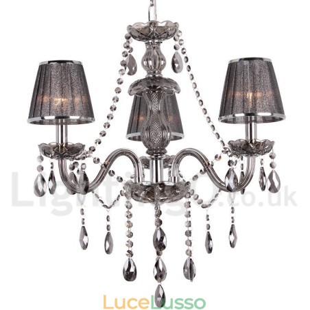 Lampadario a 3 luci in stile candela di cristallo K9 Lampadario a 3 luci in stile candela di cristallo K9