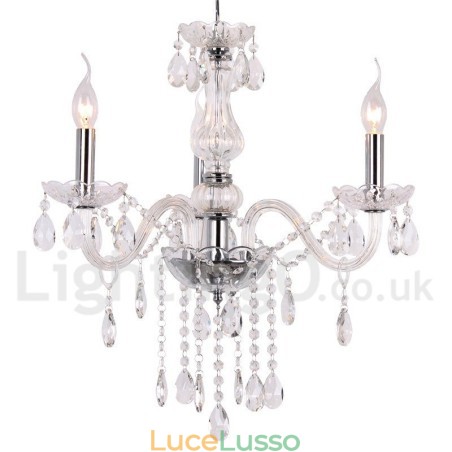 Lampadario a 3 luci in stile candela in cristallo K9 contemporaneo Lampadario a 3 luci in stile candela in cristallo K9 contemporaneo