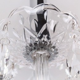Lampadario a 3 luci in stile candela in cristallo K9 contemporaneo