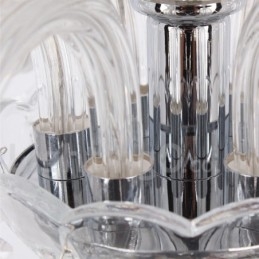 Lampadario a 3 luci in stile candela in cristallo K9 contemporaneo