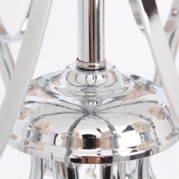 Lampadario a candela in cristallo K9 contemporaneo a 8 luci