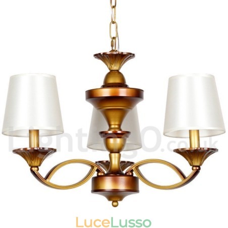 Lampadario rustico in stile mediterraneo retrò a 3 luci Lampadario rustico in stile mediterraneo retrò a 3 luci