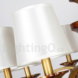 Lampadario rustico in stile mediterraneo retrò a 3 luci