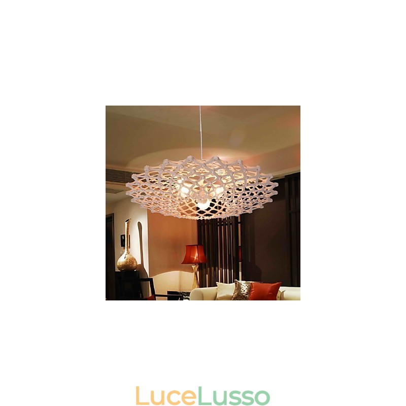 Lampadario in legno d'epoca