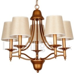 Lampadario a candela in stile mediterraneo retrò rustico a 5 luci