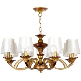 Lampadario rustico in stile mediterraneo retrò a 8 luci