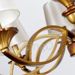 Lampadario rustico in stile mediterraneo retrò a 8 luci