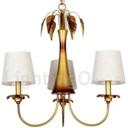 Lampadario a 3 luci in stile rustico moderno e contemporaneo