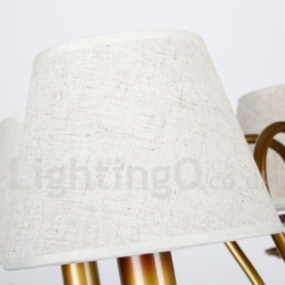 Lampadario in stile retrò rustico contemporaneo moderno a 5 luci