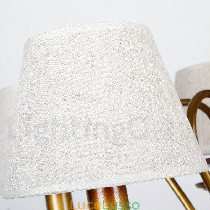Lampadario in stile retrò rustico contemporaneo moderno a 5 luci