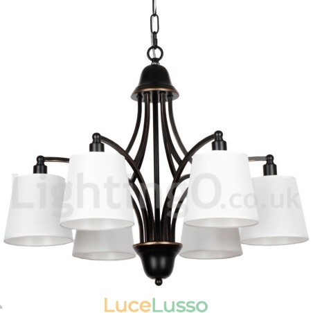 Lampadario in stile rustico retrò contemporaneo a 6 luci Lampadario in stile rustico retrò contemporaneo a 6 luci