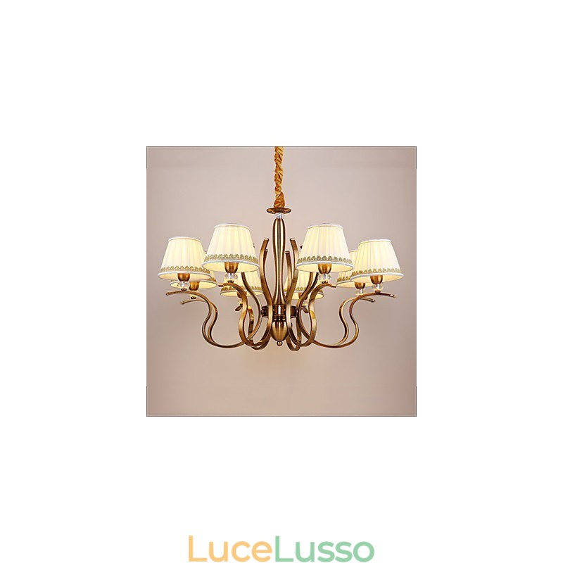 Lampadario moderno contemporaneo in metallo