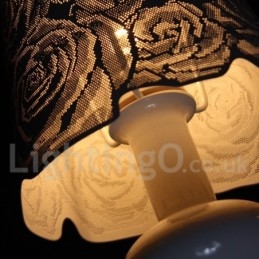 Lampadario a 3 luci moderno contemporaneo bianco cavo in stile candela
