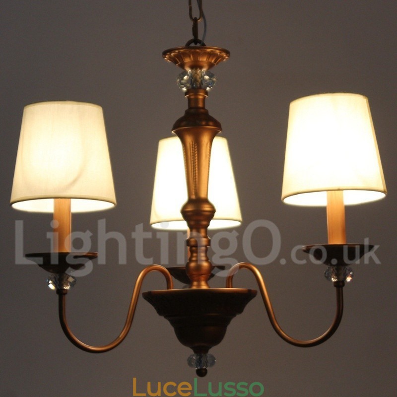 Lampadario in stile retrò a 3 luci