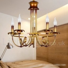 Lampadario in stile retrò a 5 luci
