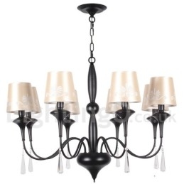 Lampadario a 8 luci in stile candela