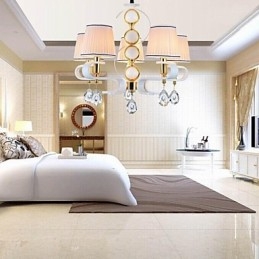 Lampadario in tessuto 5 luci moderno minimalista lampada di alta qualità