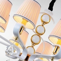 Lampadario in tessuto 5 luci moderno minimalista lampada di alta qualità