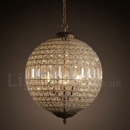 Lampadario moderno a sospensione in cristallo K9 Globe, lampadario da interno, lampade e apparecchi di illuminazione a tamburo