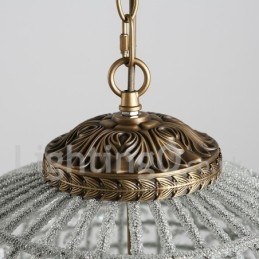 Lampadario moderno a sospensione in cristallo K9 Globe, lampadario da interno, lampade e apparecchi di illuminazione a tamburo