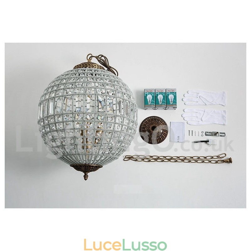 Lampadario moderno a sospensione in cristallo K9 Globe, lampadario da interno, lampade e apparecchi di illuminazione a tamburo