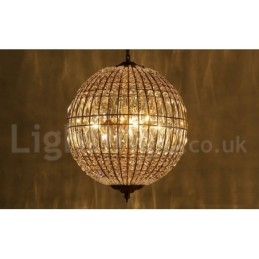 Lampadario moderno a sospensione in cristallo K9 Globe, lampadario per interni, lampade e apparecchi di illuminazione