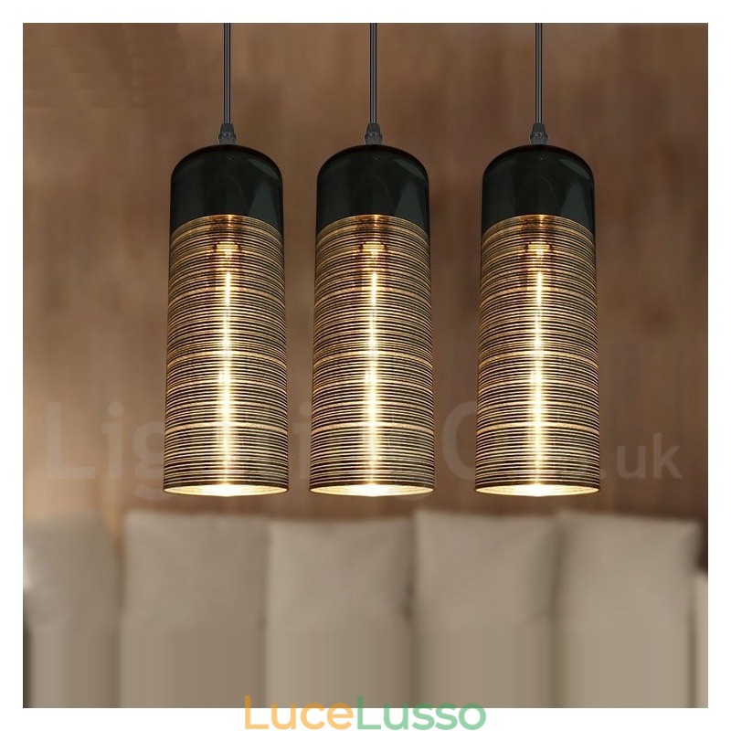 Lampada a sospensione in vetro europeo Lampada a sospensione Lounge
