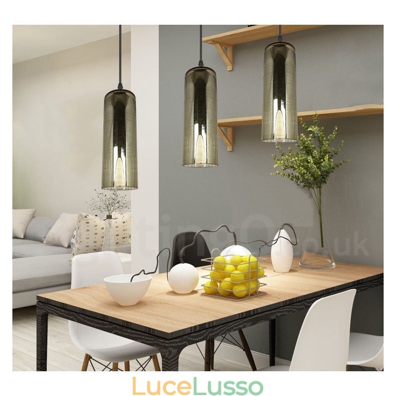 Lampada a sospensione in vetro europeo Lampada a sospensione Lounge