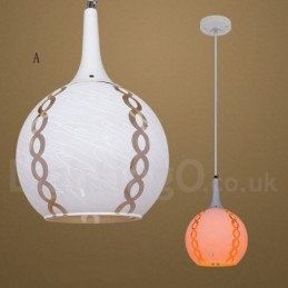 Lampada a sospensione in vetro moderna e contemporanea