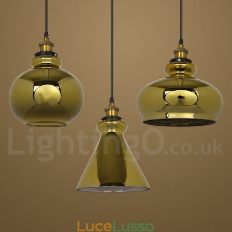 Lampada a sospensione in vetro europeo Lampada a sospensione in vetro europeo