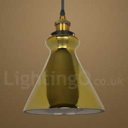 Lampada a sospensione in vetro europeo