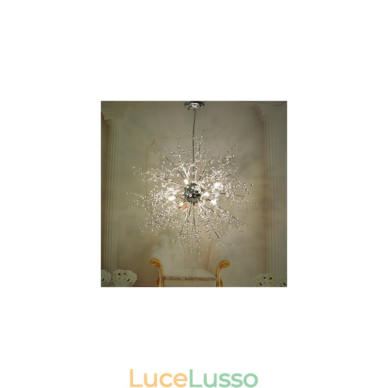 Lampada a sospensione Firework in acciaio inossidabile Dente di leone