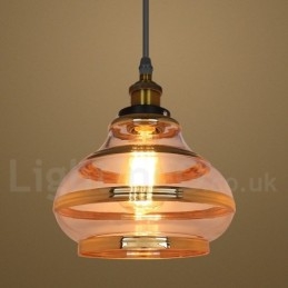 Lampada a sospensione in vetro europeo da bar lounge