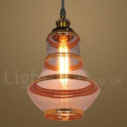 Lampada a sospensione in vetro europeo da bar lounge