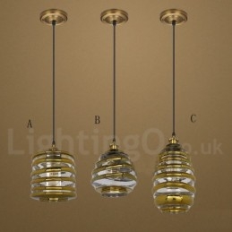Lampada a sospensione in vetro europeo Lampada a sospensione da bar e lounge
