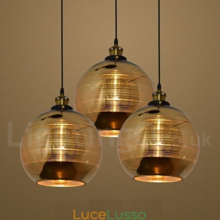 Lampada a sospensione in vetro europeo Lampada a sospensione da caffè Lampada a sospensione in vetro europeo Lampada a sospensione da caffè