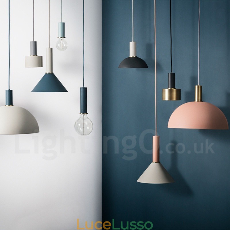 Lampada a sospensione da caffè moderna e contemporanea in stile nordico da 1 luce