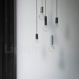Lampada a sospensione da caffè moderna e contemporanea in stile nordico da 1 luce