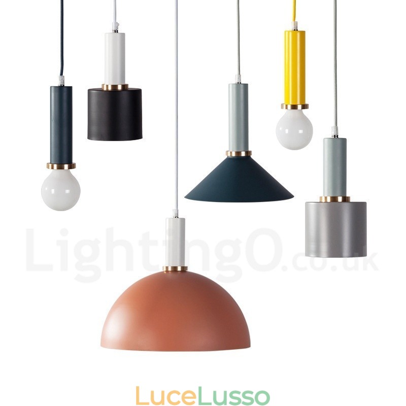 Lampada a sospensione da caffè moderna e contemporanea in stile nordico da 1 luce