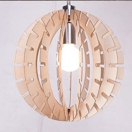 Lampadario in legno vintage Others