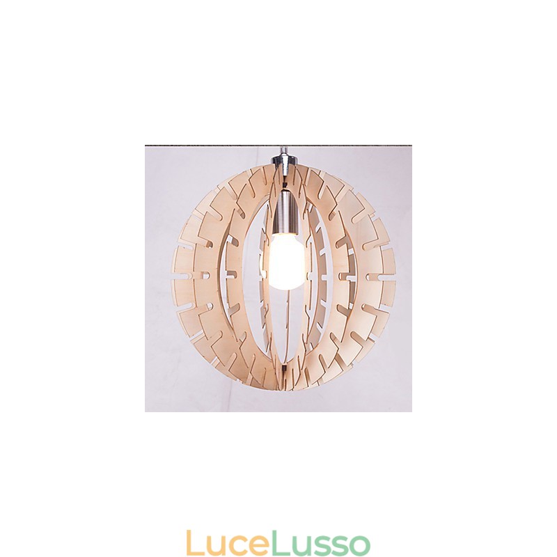 Lampadario in legno vintage Others